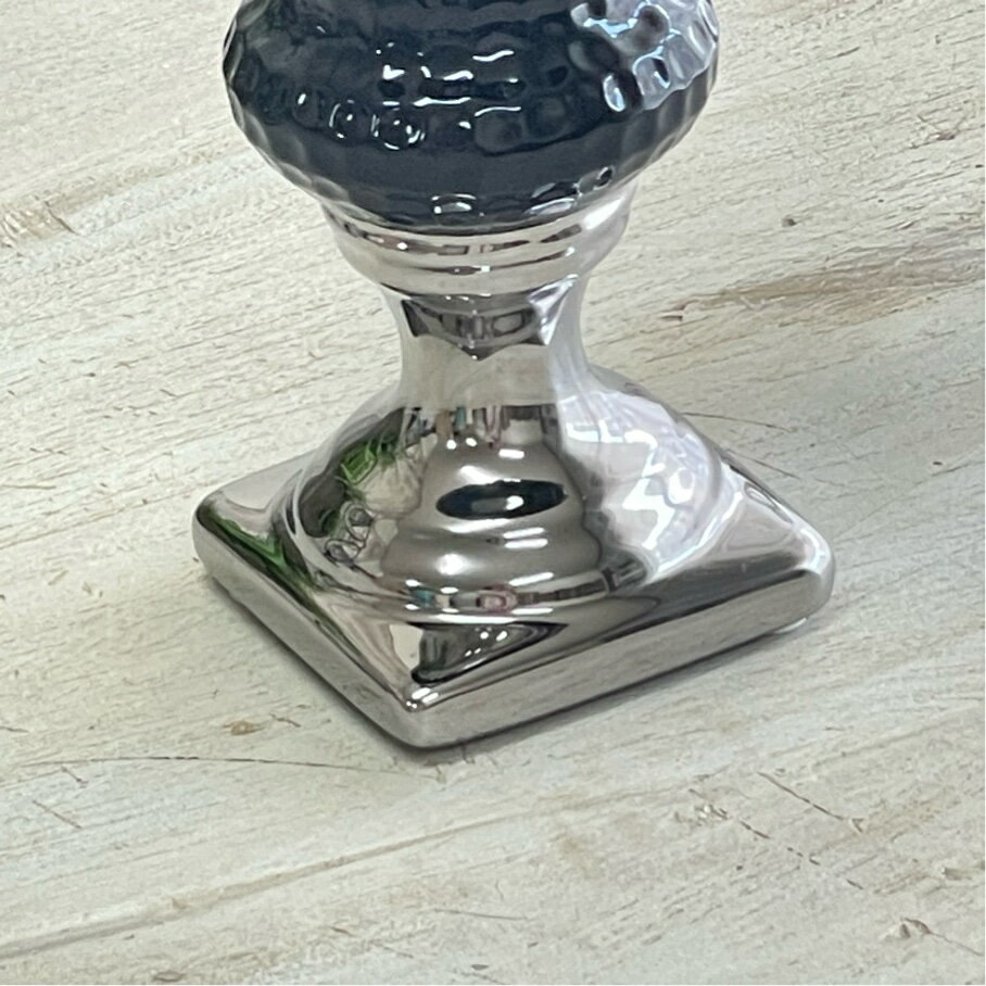 ＼30%OFF スーパーセール クーポン配布中!/【送料無料】陶器 花瓶 アンティーク雑貨【エコールトール S ブラック】Φ10.5×高さ20cm [2]