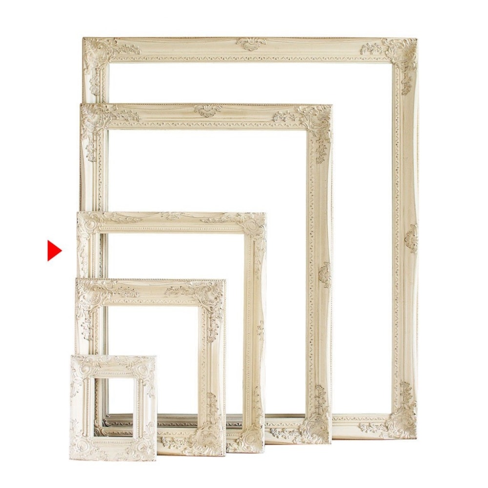 【楽天市場】額縁 アンティークフレーム A3 フレンチ シャビー アートフレーム【フレーム L ゴールド(38×48cm)】：アンティーク雑貨