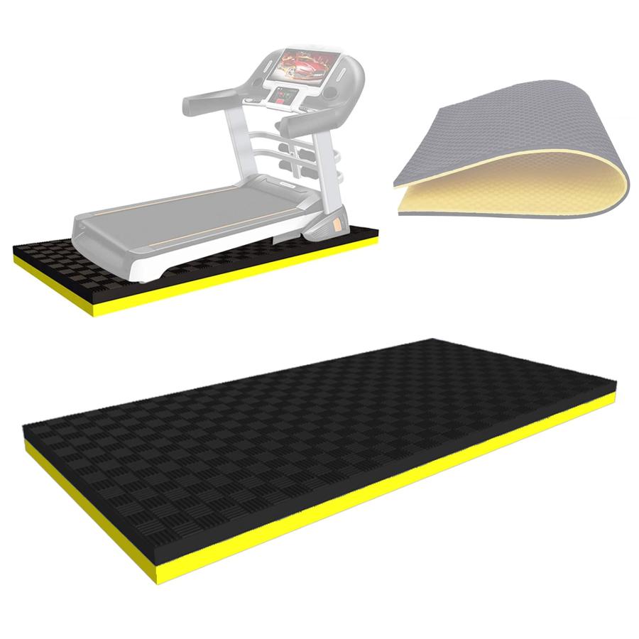 パッチワーク ルームランナー マット 防音 防振 ランニングマシン トレーニングマット 衝撃吸収 防音マ..