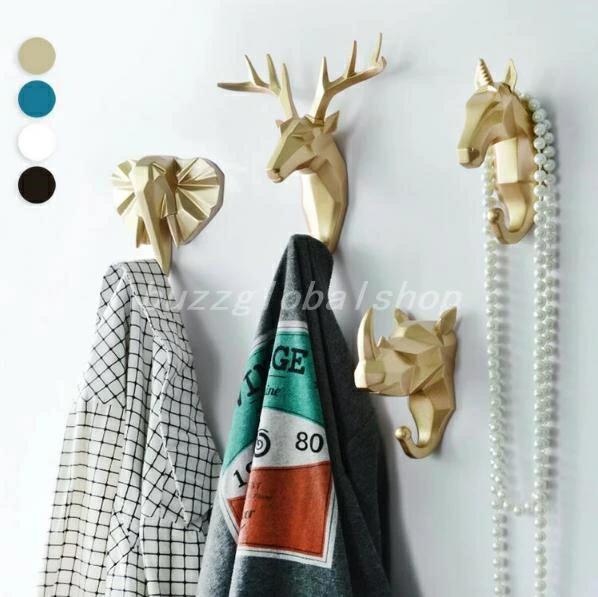 北欧 クリエイティブ アニマルフック コートハンガー 壁掛けハンガー 動物 壁掛けフック ハンガーフック フック 帽子掛け 壁 壁掛け 玄関 コート マフラー ...