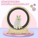 キャットランナー キャットホイール 猫 大型 直径94cm ランニングホイール ランニングマシン 爪とぎ 爪研 滑り防止マット付き 室内用 自走式 運動不足解消...