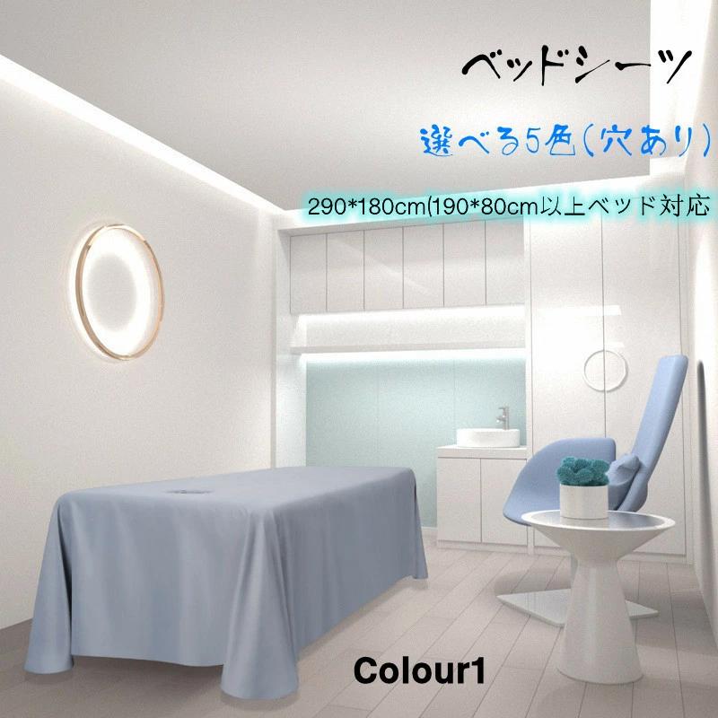 サロン ベッド カバー マッサージ シーツ エステベッド サロン 有孔 290×180cm 呼吸穴付き ベッド シー..