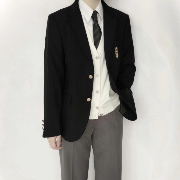 スクールブレザー ブレザー 制服 女子高生 男子高生 学生 高校生 中学生 ジャケット 上着 男子 女子 ブレザー 学生服 入学 スクール制服 入学スーツ JK制服 卒業式 入学式 通学 コスプレ衣装 定番 無地 ブラック ジャケット 発表会 卒服 入学式 卒業式 送料無料