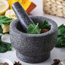 石臼セット 天然花崗岩 スパイス 石臼 小型 すり鉢 すりこぎ棒 セット 薬研 キッチン用品 抗菌 健康 安全 乳鉢 料理 香辛料 調味料 ?離 食セット シリ...