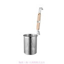 キッチン用品 うどんてぼ てぼ 木柄 深型 パスタ揚げ 調理器具 多機能 ステンレス製 水切り 麺器 フック付 ラーメン専用 メッシュ てぼ こし器 飲食店家庭...