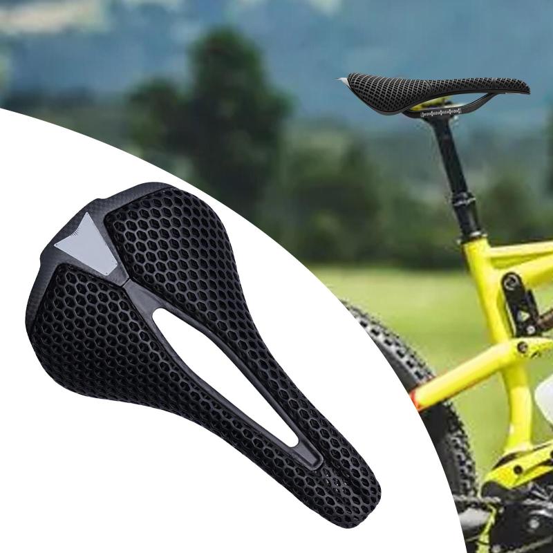 3Dプリント自転車サドル 耐衝撃性 多機能カーボンファイバー自転車シート 耐摩耗性...