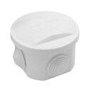 winova プラスチックケース ABS製電気ボックス IP65防水 防塵 屋内外で頼りになる耐久性 配線ボックス 80mm x 80mm x 50mm 円形 ...