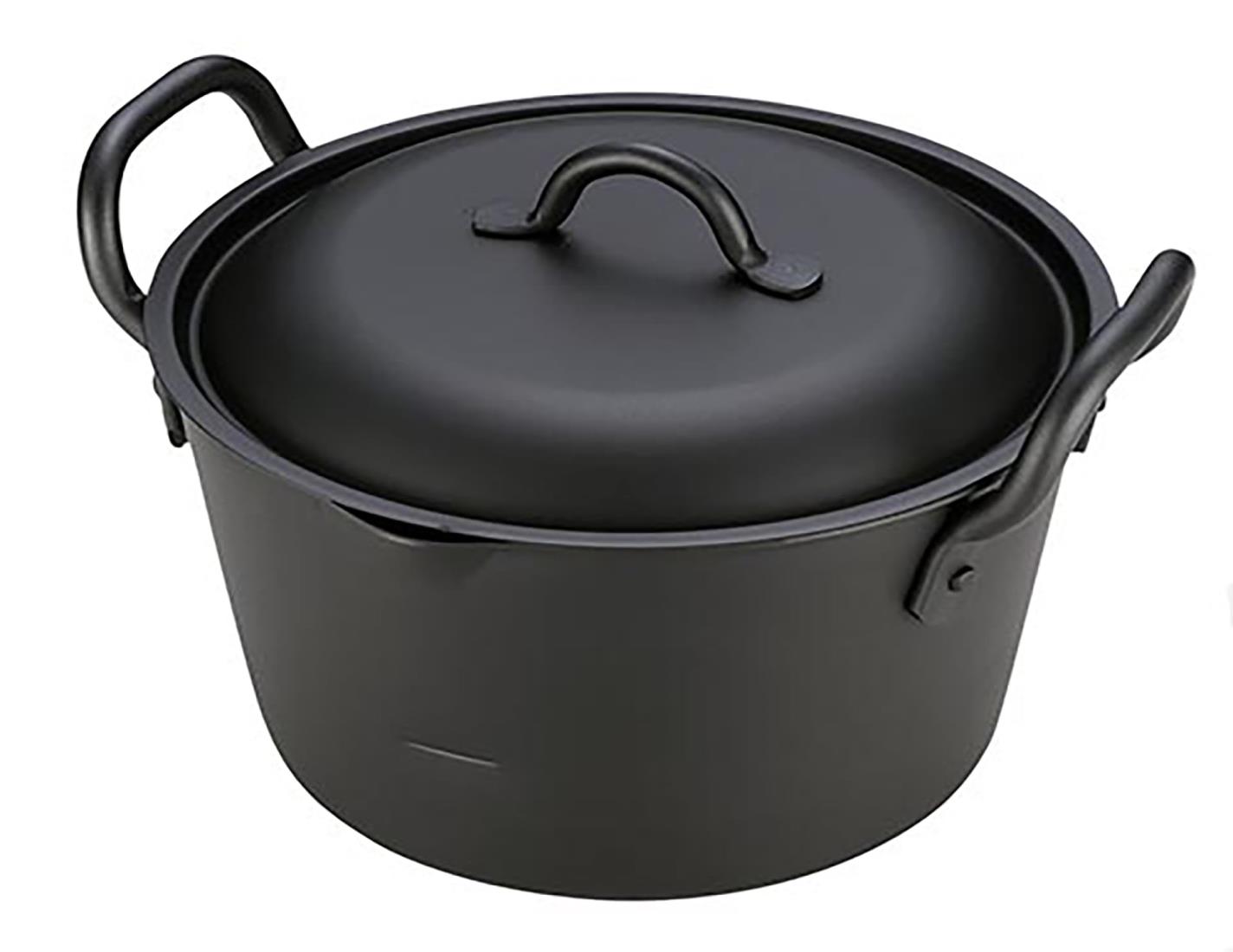 サミット工業 IHたっぷり深型揚げ鍋 18cm フタ付き