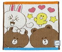 丸眞 キャリータオル ハンドタオル LINE FRIENDS ラインフレンズ ハッピーラインフレンズ 綿 2サイズ展開 5585000000