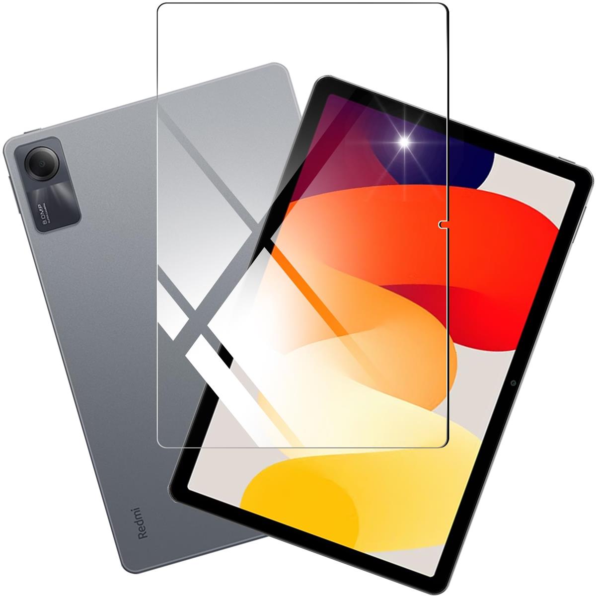 houge 【 タブレット用保護フィルム 】 For Xiaomi Redmi Pad SE 用の ガラスフィルム Galaxy Tab S9 / Galaxy Tab S9 FE / Galaxy Tab A9+ / Galaxy Tab A9 Plus 用の フィルム 保護フィルム 強化ガラス タブレット 液晶保護フィルム 11インチ 飛散防止 硬度9H 指紋防止 気