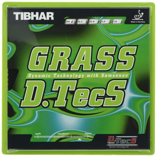 ティバー(TIBHAR) 卓球 ラバー グラスディーテックス ハイテンション粒高 BT018740 黒 0.5 ティバー(TIBHAR) 卓球 ラバー グラスディーテックス ハイテンション粒高 BT018740 黒 0.5