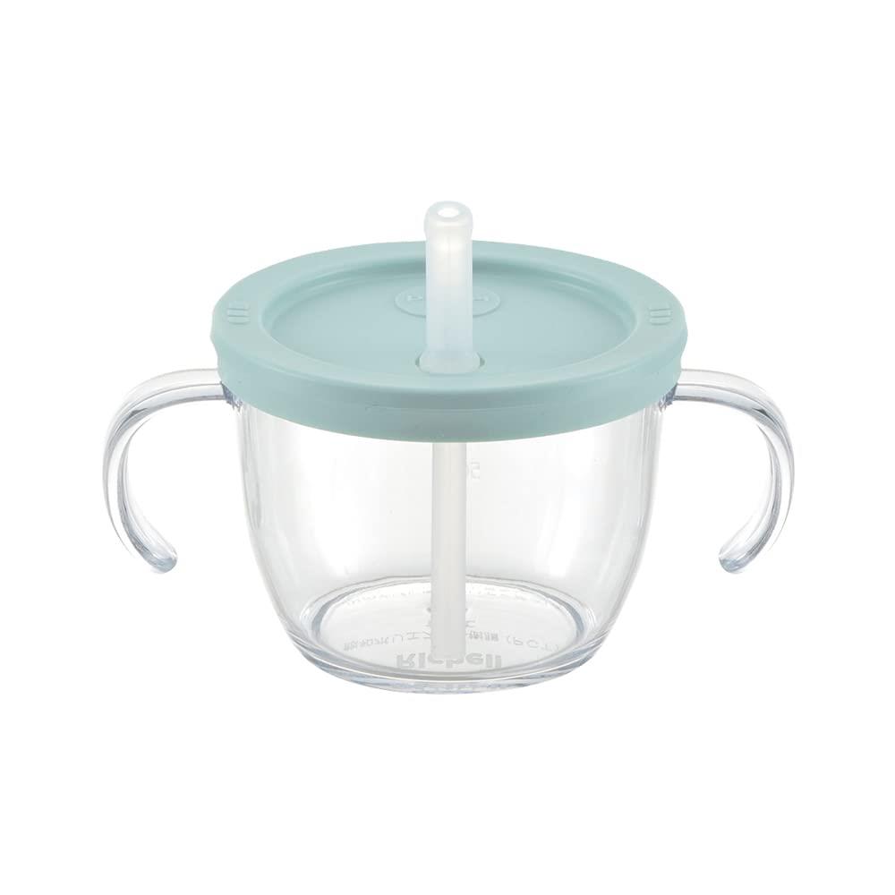 スタイル：新パッケージ◆商品名：リッチェル おうちコップマグ ストロータイプ ライトブルー 1個 150ml 6カ月早く、ストローで飲ませたい　ストロー飲みの練習ができるコップマグです。手前にくるストロー分解する手間がない一体型のストロー飲み口パーツが少なくお手入れが簡単です。