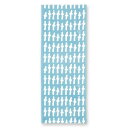 ミヤモトタオル(Miyamoto-towel) ムーミン リバーシブル手ぬぐい ニョロニョロ ブルー×グレー 約33×90cm 日本製 51044