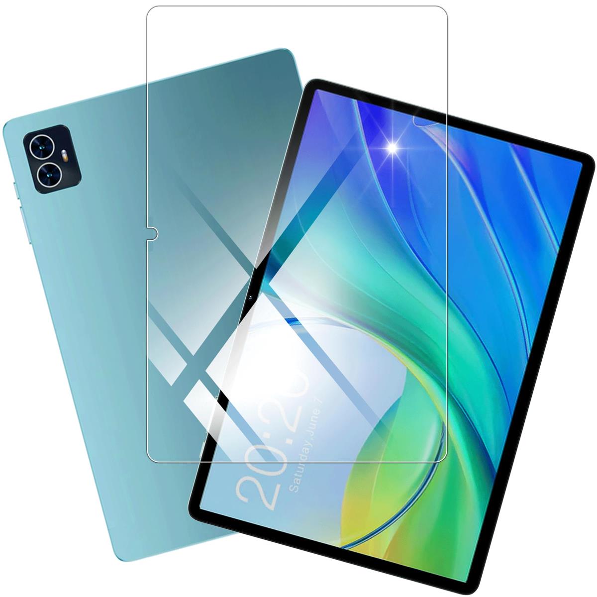 houge 【 タブレット用保護フィルム 】 TECLAST M50 Pro / P40HD / P30T 用の ガラスフィルム TECLAST M50 / M50HD / M40 Plus / P30S 用の 強化ガラス タブレット 液晶保護フィルム 10インチ 飛散防止 硬度9H 指紋防止 高透過率 気泡防止 撥水撥油 貼り付け簡単 衝撃吸収 耐