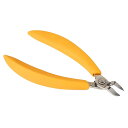 くらしのヒント 新潟県三条市産 NAIL CLIPPER 爪切り ニッパー式 日本製 ロンググリップ つめきり 高齢者 職人手仕上げ 高級 ネイルニッパー 1個 (x 1) オレンジ
