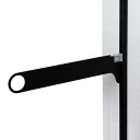 和気産業(Waki Sangyo) パイプ用ブラケット ピラシェルシリーズ ハンガー クローゼット 黒 穴径32Φ×長さ300mm WPS012N