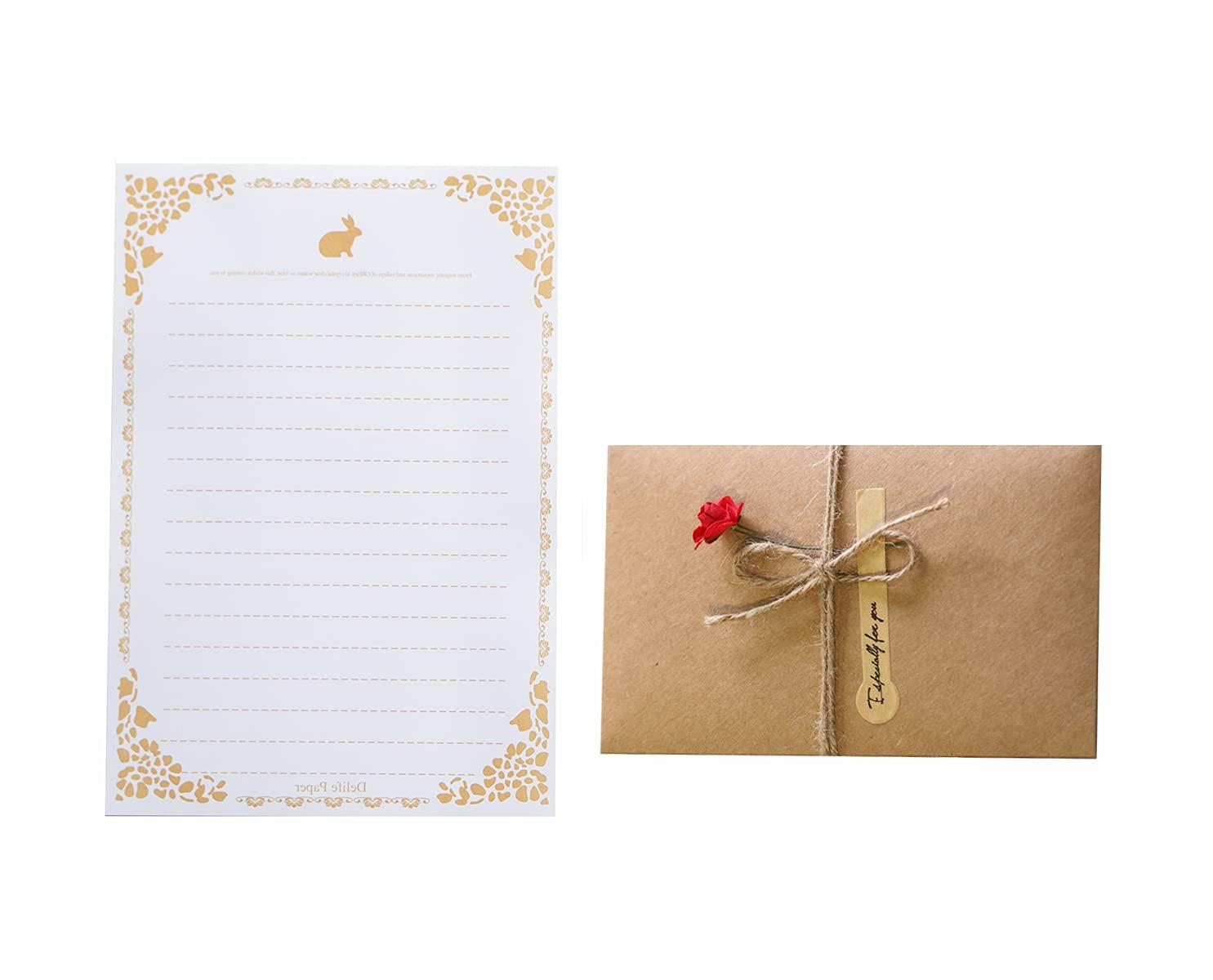 レターセット 封筒10枚+便箋20枚+カード10枚 厚手 祝日 メッセージカード 便箋 封筒セット かわいい 封..