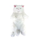 サンレモン ひざねこ すやすや ペルシャ WH 22×14×47cm ぬいぐるみ アニマル かわいい 猫 ネコ ホワイト P-1273