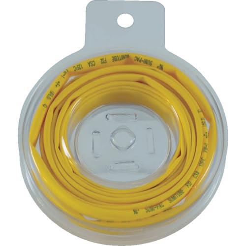 TRUSCO(トラスコ) 熱収縮チューブ 収縮率2:1 黄 (1個入) TRP8.4-4.0-2MY x 10 個【ケース販売】