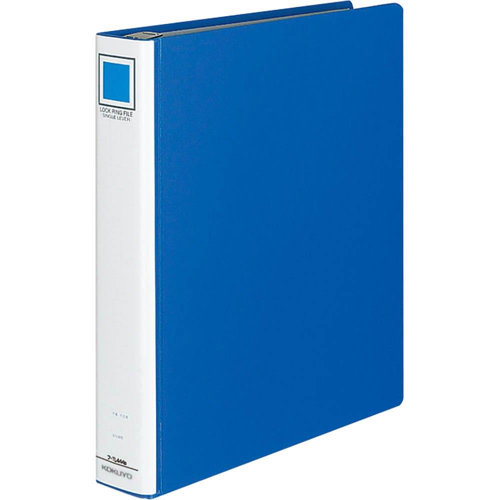 コクヨ(KOKUYO) ファイル リングファイル シングルレバー 青 フ-TL444B
