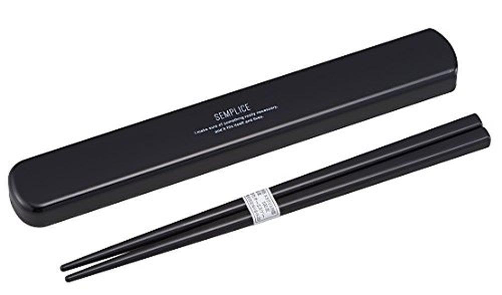 OSK 弁当箱 メンズ用 ランチボックス用 引フタ箸箱セット センプリチェ 19.5cm 消臭＆抗菌効果 日本製 ..