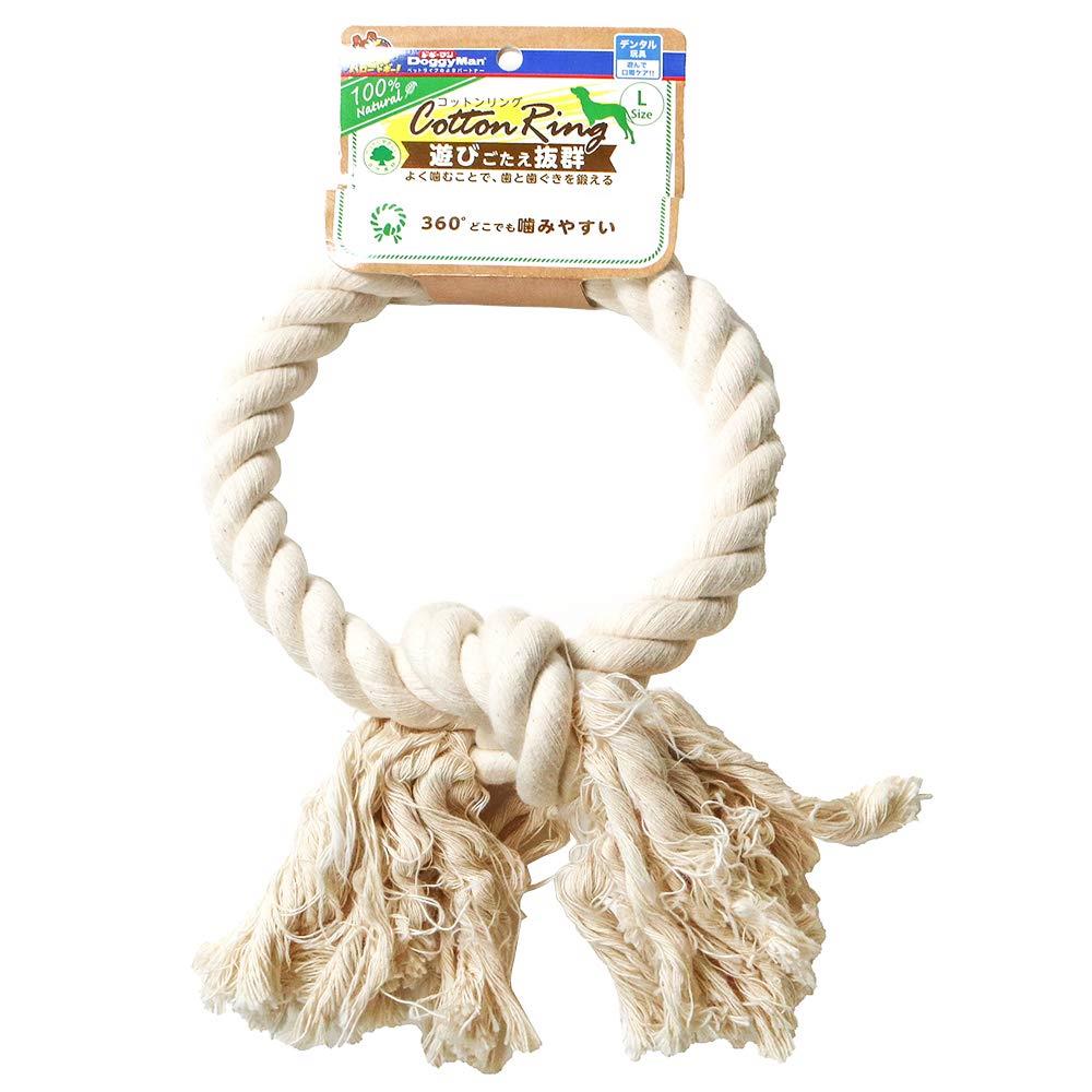 ドギーマン 犬用おもちゃ コットンリング L サイズ