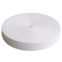 日本紐釦貿易(Nippon Chuko) 乙姫印 特上綾テープ 衣料用ひも 幅18mm×30m巻 白晒/綾織り No.6 手芸用品 テープ 衣料用ひもテープ
