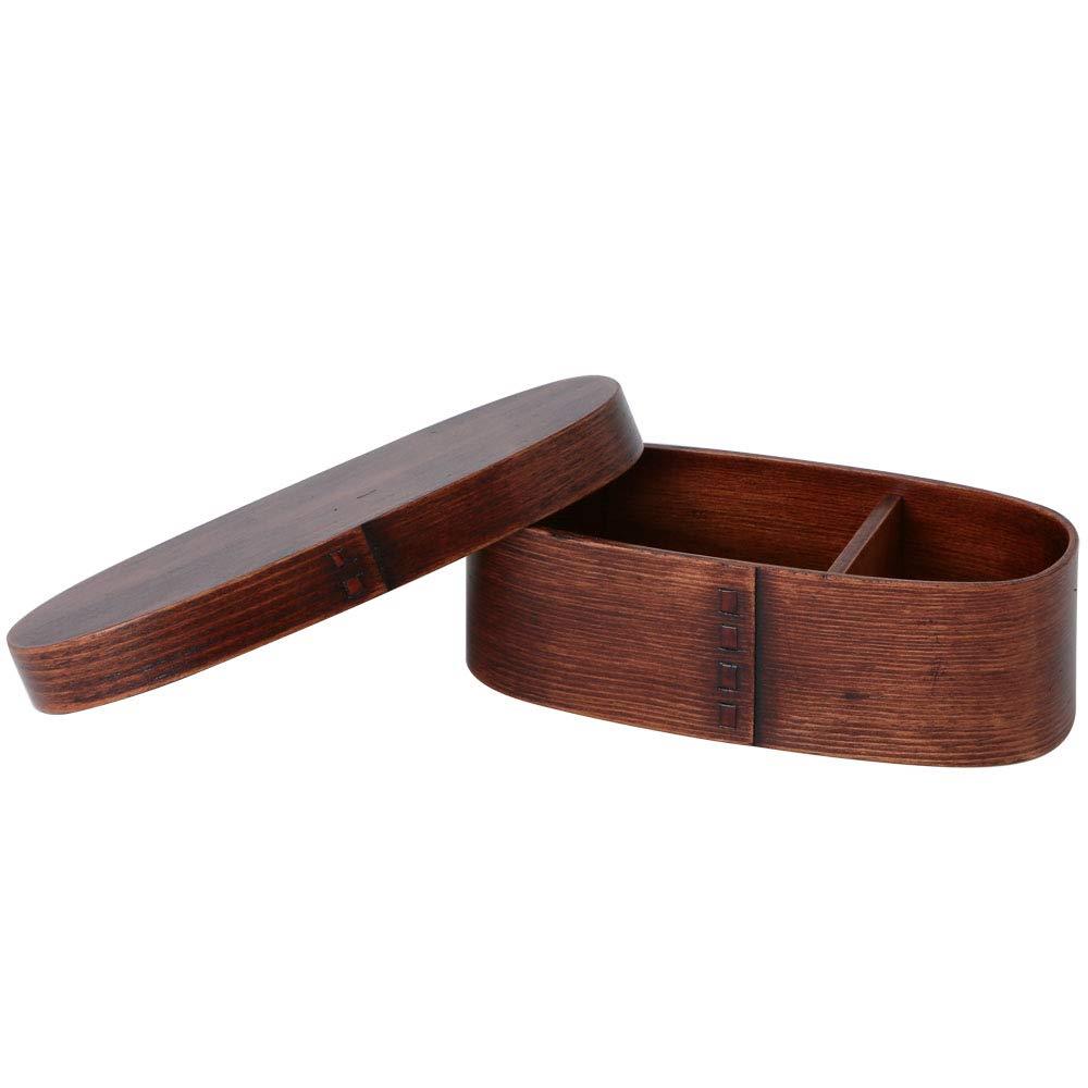 中茂国際(Nakashige International) 弁当箱 ブラウン 19.5×9.5×6.8 BDH188A