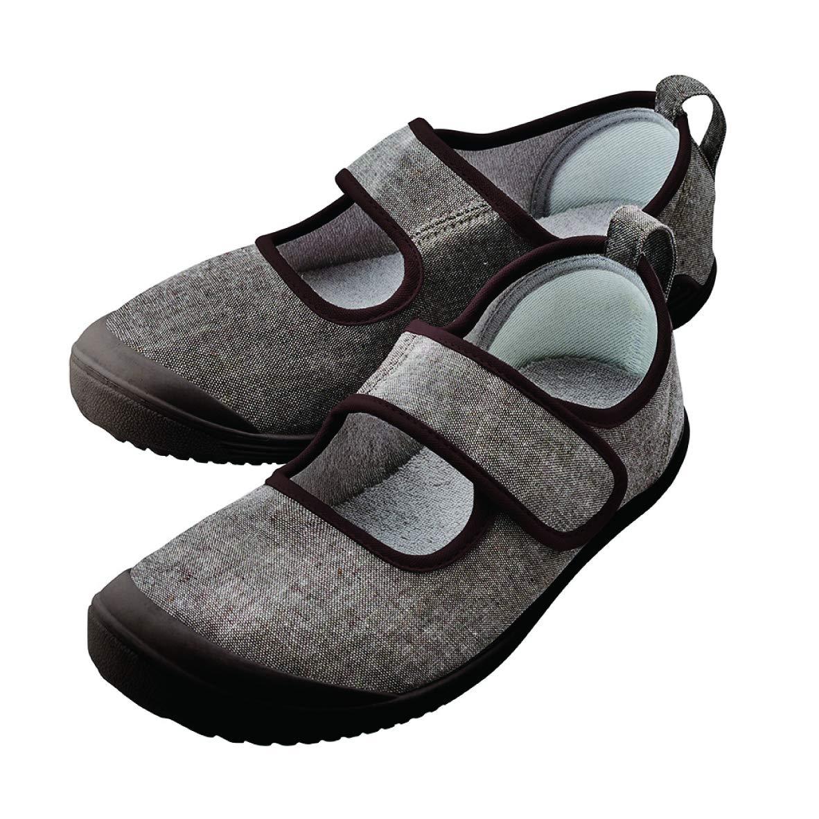 竹虎 入院サポートシューズ ブラウン 27.0cm