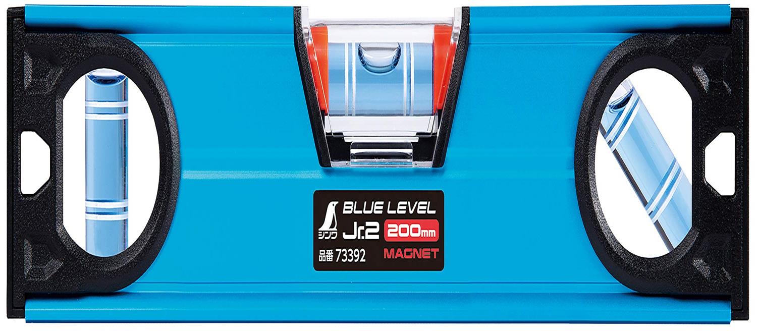 シンワ測定(Shinwa Sokutei) ブルーレベル Jr.2 200mm マグネット付 73392