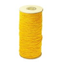 金天馬 工業用大巻 #28 細丸 カラーゴム 300mボビン巻 kw92435 黄色 56
