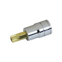 SK11(エスケー11) ヘックスローブビットソケット 差込角 9.5mm (3/8インチ) T50 ST3-50