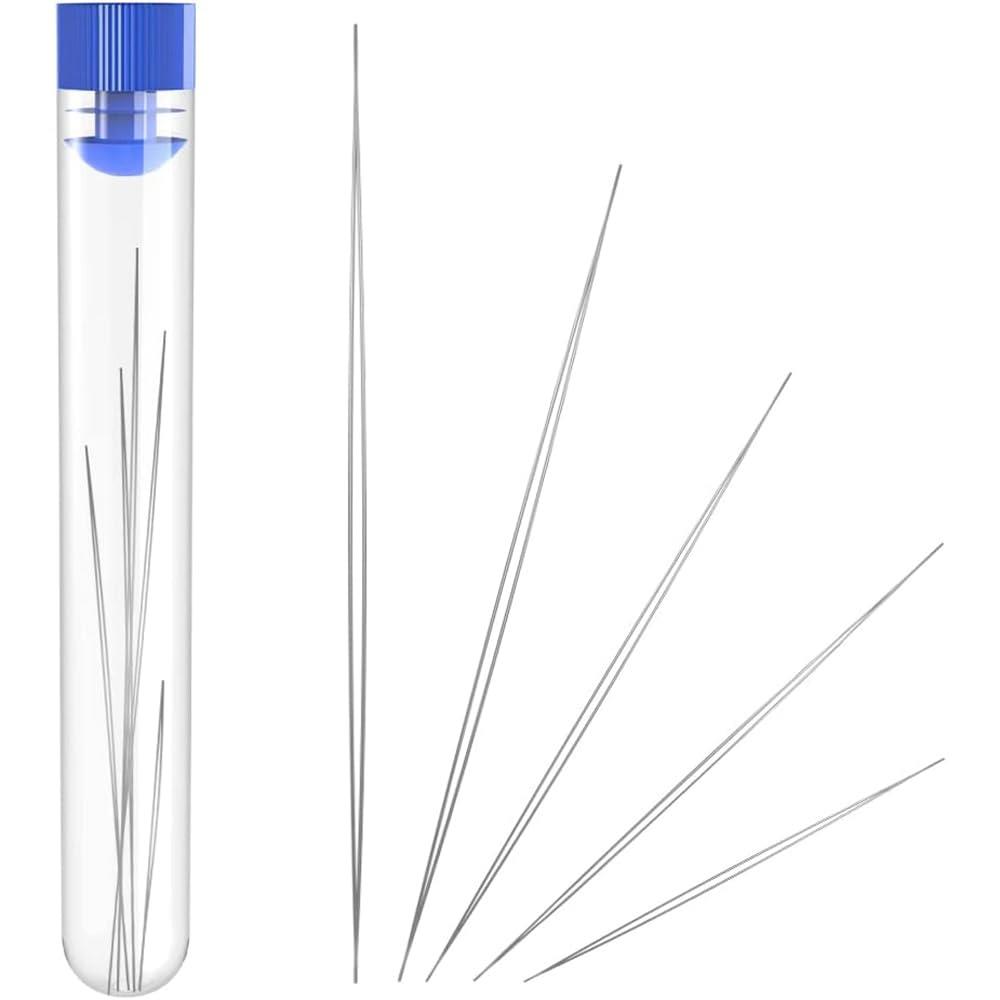 ビーズ針 ビーズ通し針 超極細針 糸通し ビーズ通し ビーズ刺繍針 ビーズ織り針 手作り DIY 縫製 手芸..