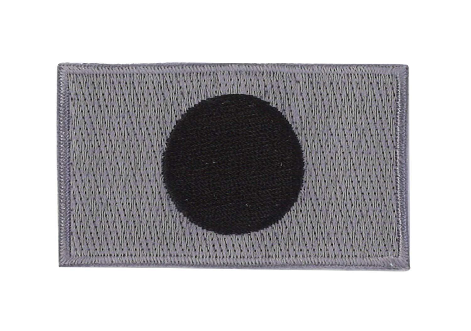 東洋マーク製作所 日の丸 日本 モノクロ 刺繍 ワッペン アイロン接着 WP-20