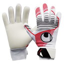 uhlsport (ウールシュポルト) フットサル GK キーパーグローブ FUTSAL ソフト ハーフネガティブ 1011359 01 6 ホワイト×ブラック...