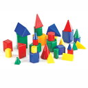 ラーニング リソーシーズ Mini GeoSolids(R) 立体図形ブロック プラスチック製 LER 0913