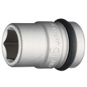 トネ(TONE) インパクト用ソケット 4NV-15 差込角12.7mm(1/2”) 二面幅15mm