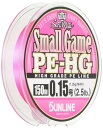 サンライン(SUNLINE) PEライン ソルティメイト スモールゲーム HG 150m 0.15号 2.5lb サクラピンク