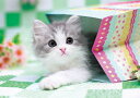 エポック社 108ピース ジグソーパズル いきもの/ペット ねこ ひょこっ (18.2×25.7cm) 01-066 のり付き ヘラ付き 点数券付き EPOCH(3)