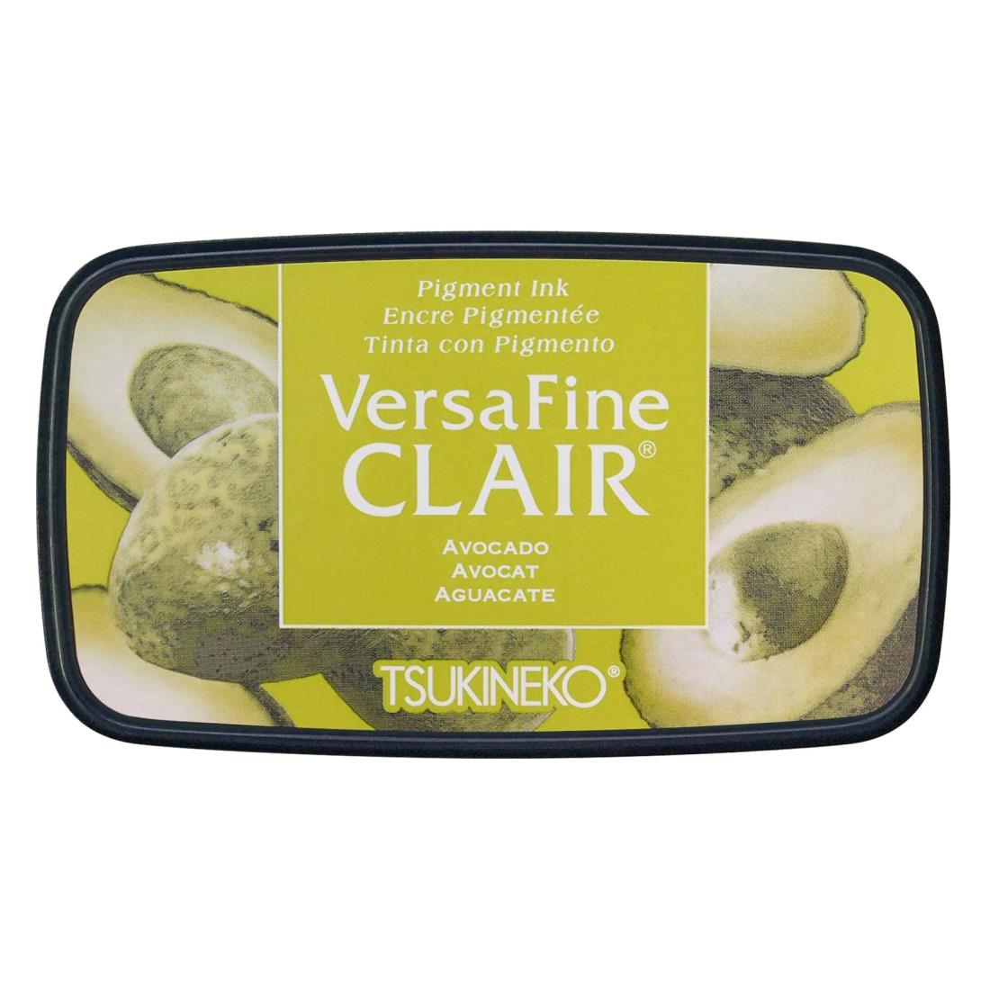 ツキネコ バーサファイン クレア ナチュラルカラー スタンプ台 油性顔料系 #554 アボカド VF-CLA