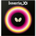 バタフライ(Butterfly) 卓球 ラバー インパーシャルXS 表ソフト テンション (スピン) 00420 レッド 厚(4)