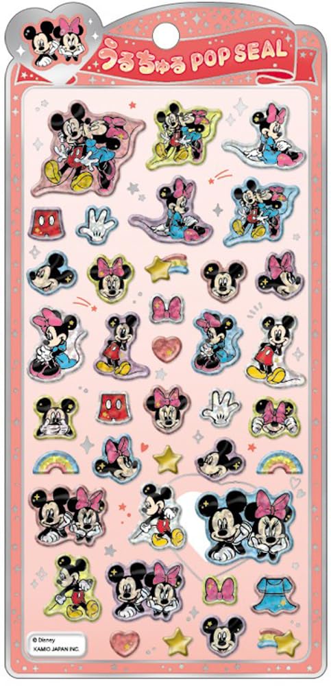 クラックス うるちゅる ポップシール ミッキー アンド ミニー 132225