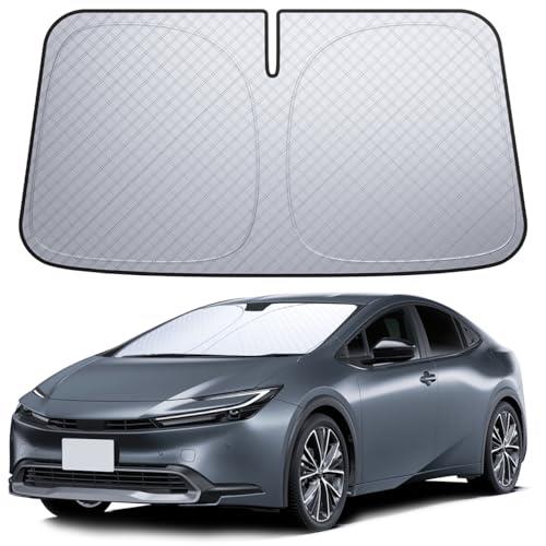 【6層断熱素材】 Lamicall トヨタ 新型 プリウス 5代目 60系 フロントガラス サンシェード: 車サンシェ..