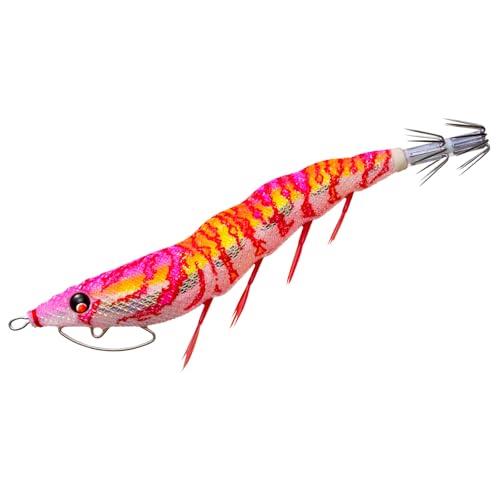 DUEL ( デュエル ) エギ イカ釣り ルアー ルアー EZ-Q キャスト 喰わせ 【 エギング 釣具 釣り道具 釣り具 餌木 えぎ 仕掛け アオリイカ 】 3.0号 重量:14g A1756-LPOG-夜光ピンクオレンジ パタパタ