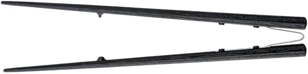 Willassist 楽々箸 ピンセットタイプ 22.5cm 樹脂製 2240541 黒