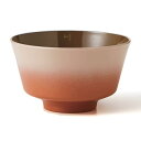 竹中 お椀 OWAN オワン 角 グラデーション レッド φ11.6×6.8cm