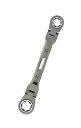 高儀(Takagi) ガチレンチダブルフレキシブル 10×12mm【ギア数120で本締め可能】【摩耗したボルトナットも回せる】【疲れにくい軽量タイプ】