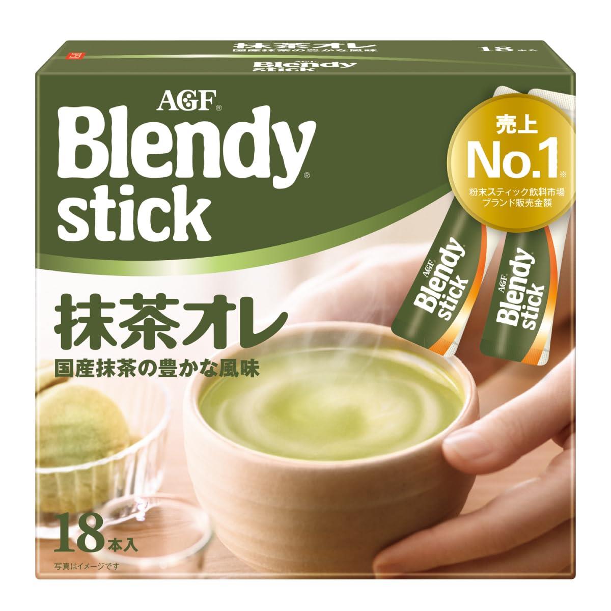 AGF ブレンディ スティック 抹茶オレ 18本 【 粉末 抹茶 】