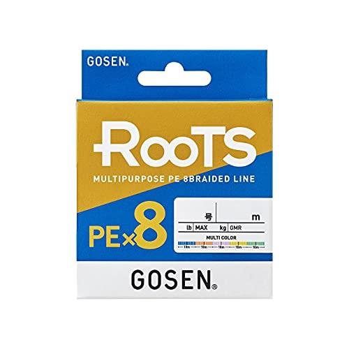 ゴーセン(GOSEN) GMR851508 ルーツ PE*8 マルチカラー 150m 0.8号 ゴーセン(GOSEN) GMR851508 ルーツ PE*8 マルチカラー 150m 0.8号
