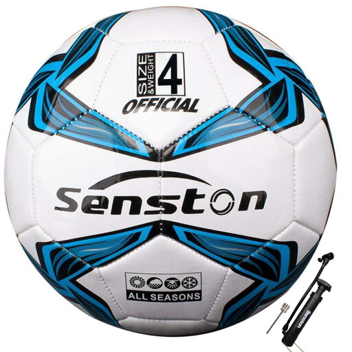 Senstonサッカーボール4号子供とティーンエイジャー、小中学のトレーニングボール試合のサッカーとポンプ Senstonサッカーボール4号子供とティーンエイジャー、小中学のトレーニングボール試合のサッカーとポンプ